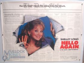 Original Movie/Film Poster - 1987 Hello Again - 40x30" approx. kept rolled, creases apparent, Ex