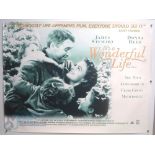 Original Movie/Film Poster - 1996 It’s a Wonderful Life 50th Anniversary - 40x30" approx. kept