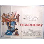 Original Movie/Film Poster - 1984 Teachers - 40x30" approx. kept rolled, creases apparent,