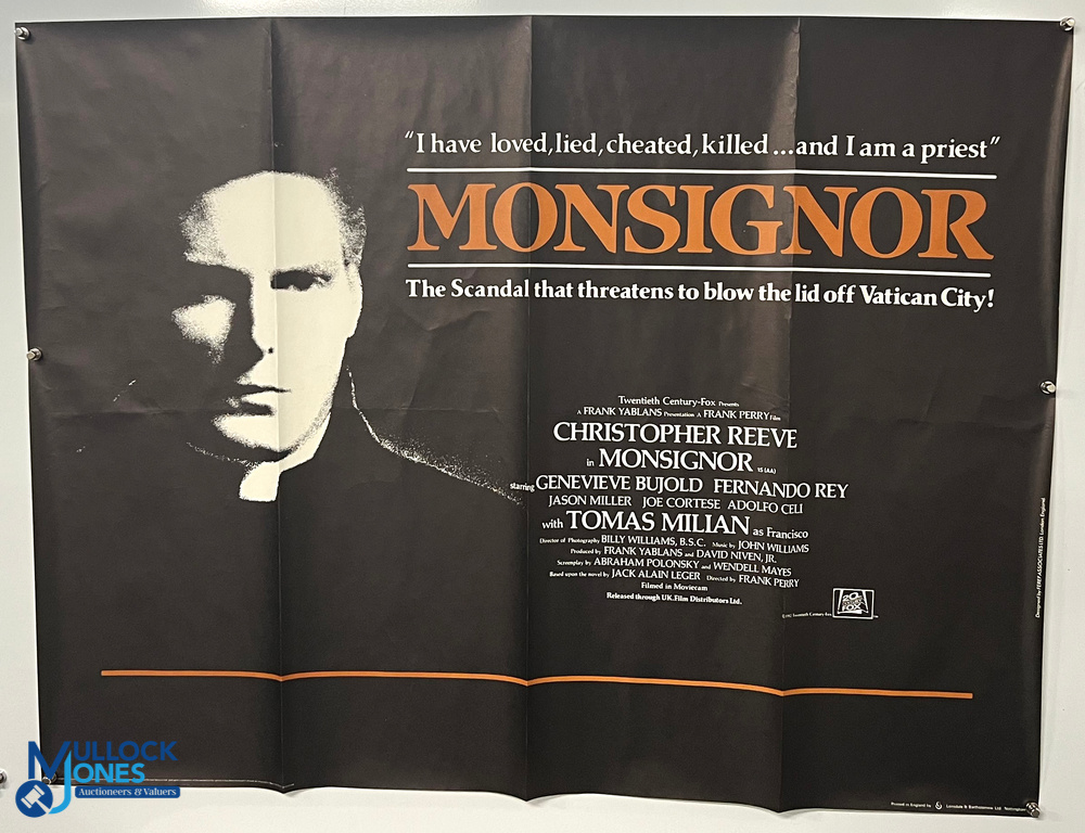 Original Movie/Film Posters (3) - 1980 Fame, 1982 Monsignor and Blake Edwards S O B 40x30” approx. - Bild 3 aus 3