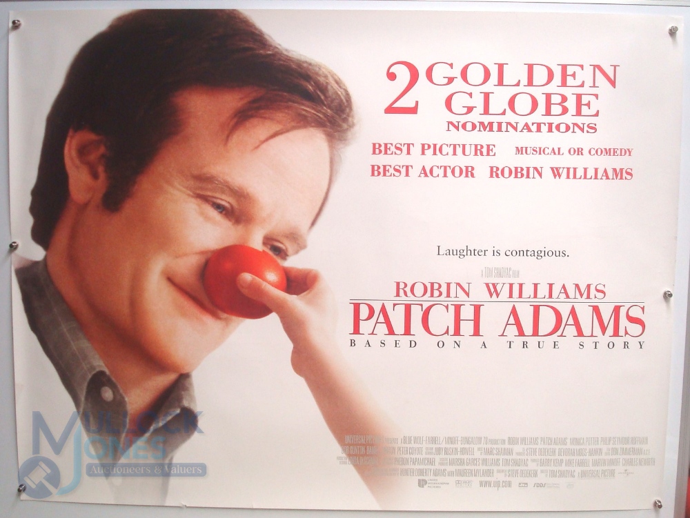 4 Original Movie/Film Posters - Patch Adams, Future, Thursday, I Want You - 40x30" approx. kept