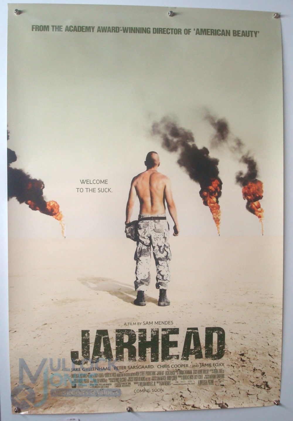 4 Original Movie/Film Posters - Jarhead, The Quest, GI Jane, Nine Months - 40x30" approx. kept