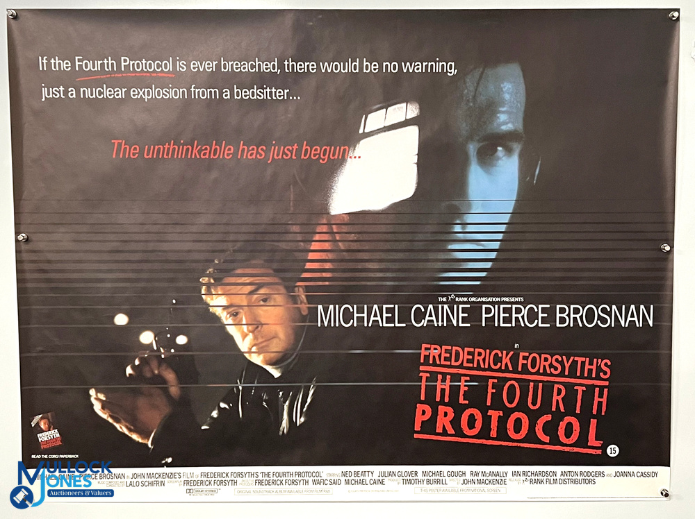 Original Movie/Film Poster - 1987 Frederick Forsyth’s The Fourth Protocol 40x30” approx. creases