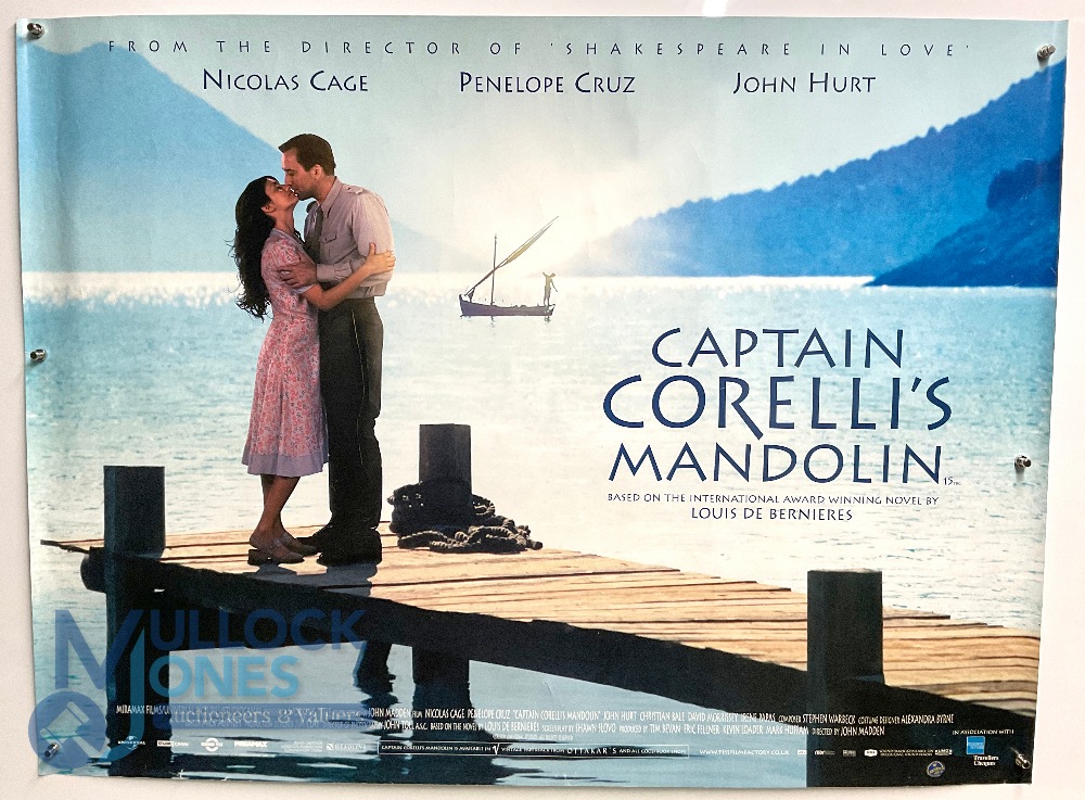 Original Movie/Film Posters - selection of 10 to include Sea of Love, Captain Corelli’s Mandolin, - Image 2 of 3