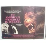 Original Movie/Film Poster - 1981 American Werewolf in London - 40x30" approx. kept rolled,