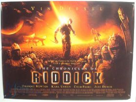 Original Movie/Film Poster - 2004 Riddick - 40x30" approx. kept rolled, creases apparent, Ex