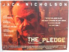 Original Movie/Film Poster - 2001 The Pledge, 1999 The Girl on the Bridge - 40x30" approx. kept
