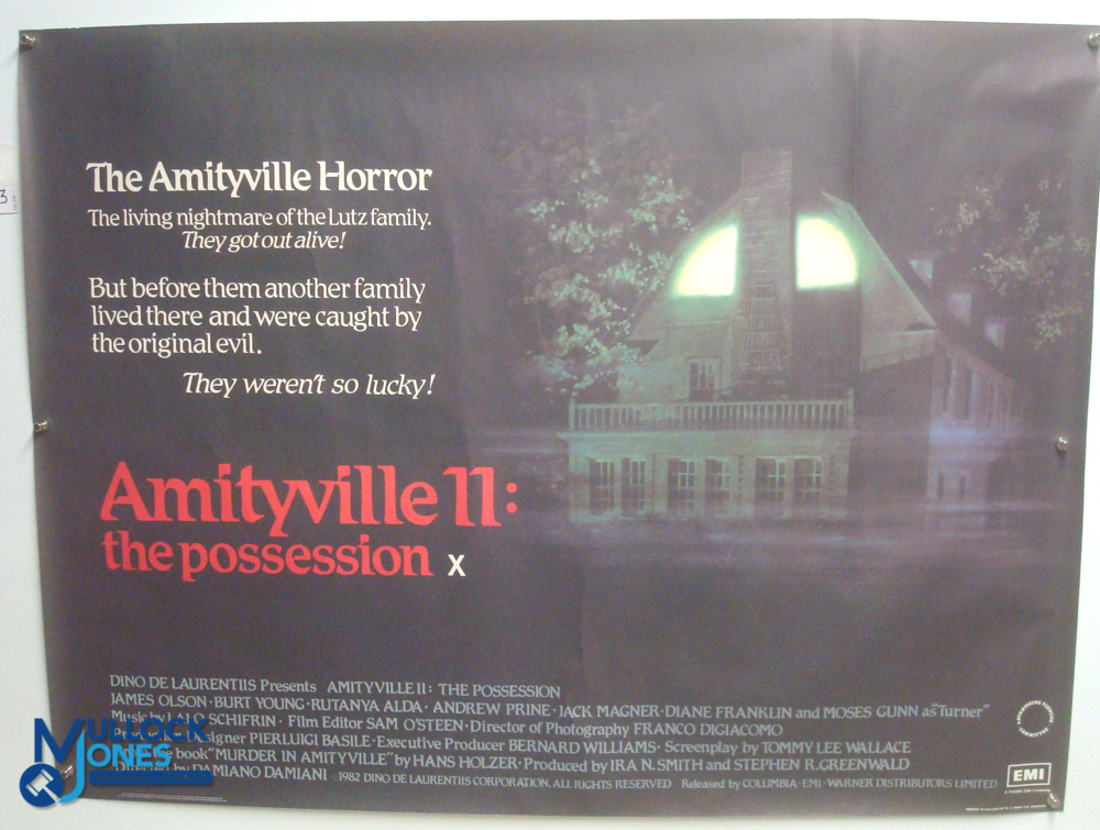 Original Movie/Film Poster - 1979 Norma Rae, 1982 Horror Amityville II the possession, 1982 - Image 2 of 6