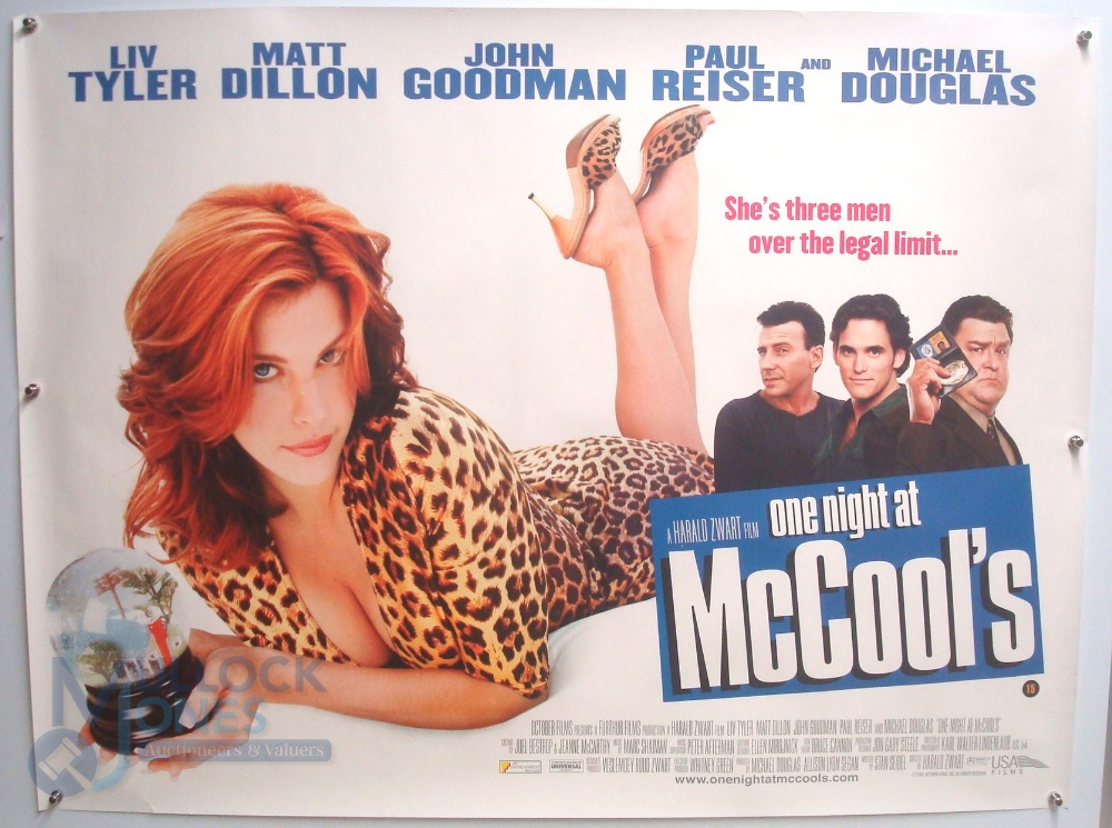 Original Movie/Film Poster - 1999 Never Been Kissed, 2001 One Night at McCool’s - 40x30" approx. - Bild 2 aus 2