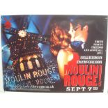 Original Movie/Film Poster - 2001 Moulin Rouge - 40x30" approx. kept rolled, creases apparent, Ex