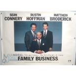 Original Movie/Film Poster - 1989 Family Business - 40x30" approx. kept rolled, creases apparent, Ex