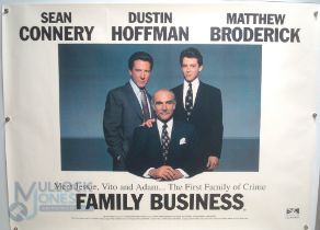 Original Movie/Film Poster - 1989 Family Business - 40x30" approx. kept rolled, creases apparent, Ex