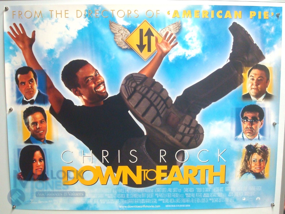Original Movie/Film Poster - 2001 Down to Earth - 40x30" approx. kept rolled, creases apparent, Ex - Image 2 of 2