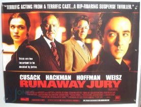 Original Movie/Film Poster - 2003 Runaway Jury - 40x30" approx. kept rolled, creases apparent, Ex