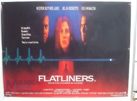 Original Movie/Film Poster - 1990 Flatliners, 2007 Sunshine - 40x30" approx. kept rolled, creases