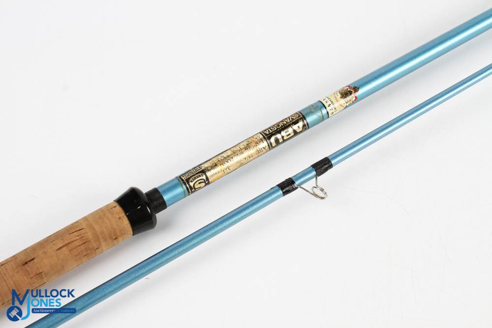 Abu Sweden 311 glass spinning rod No 146478 6ft 6” 2pc CW 2/18g, 15in handle with alloy sliding reel - Bild 3 aus 3