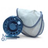 Tioga, Argentina 6TLA bar stock alloy fly reel, in fine condition, 3 1/8” diameter, reverse taper