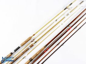 Martin James Sceptre solid glass spinning rod 8’ 2pc, 21” handle with uplocking reel seat, rings