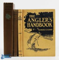 3 Period Fishing Books, to include Kinks Harry N Katz 1917, The Angling Handbook Samuel G Camp 1925,