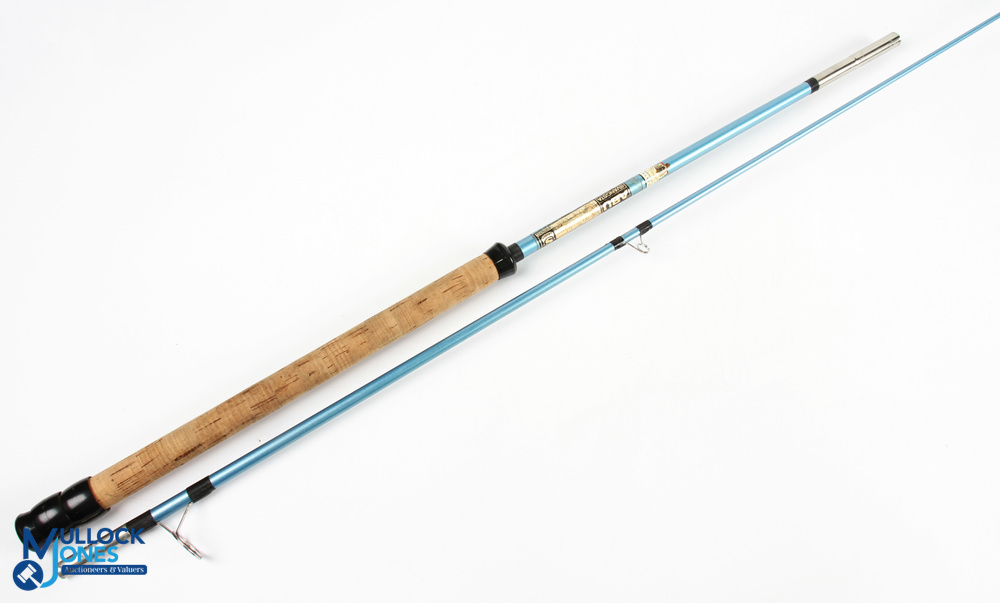 Abu Sweden 311 glass spinning rod No 146478 6ft 6” 2pc CW 2/18g, 15in handle with alloy sliding reel - Bild 2 aus 3