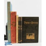 4x period Fishing books, to include: 1880 Natural History Rambles Ponds and Ditches Cooke M C,