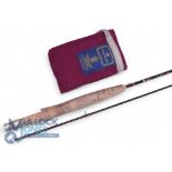 Hardy Sovereign 6’6”, 2 piece carbon trout fly rod, line rate #2/3, cork handle, cork spacer,