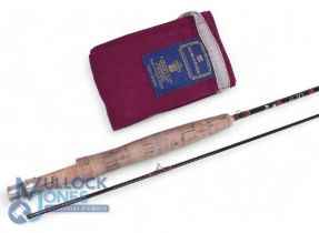 Hardy Sovereign 6’6”, 2 piece carbon trout fly rod, line rate #2/3, cork handle, cork spacer,