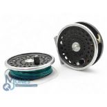 Hardy Marquis 8/9 alloy fly reel, 3 5/8” diameter narrow drum, smooth alloy foot, U shaped lined