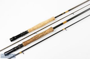 Dynaflex “The Church Hill Gold” No 989.469 fly rod 8’ 2pc line 6/7#, double down locking reel
