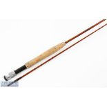 Martin James Redditch “The Salopian” split cane fly rod built with No 2 action, 8’ 6” 2pc (line 5/
