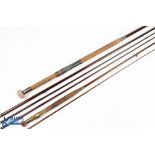 W Garden Maker Aberdeen greenheart salmon fly rod - 16’ 3pc with spare tip, 26” handle with alloy