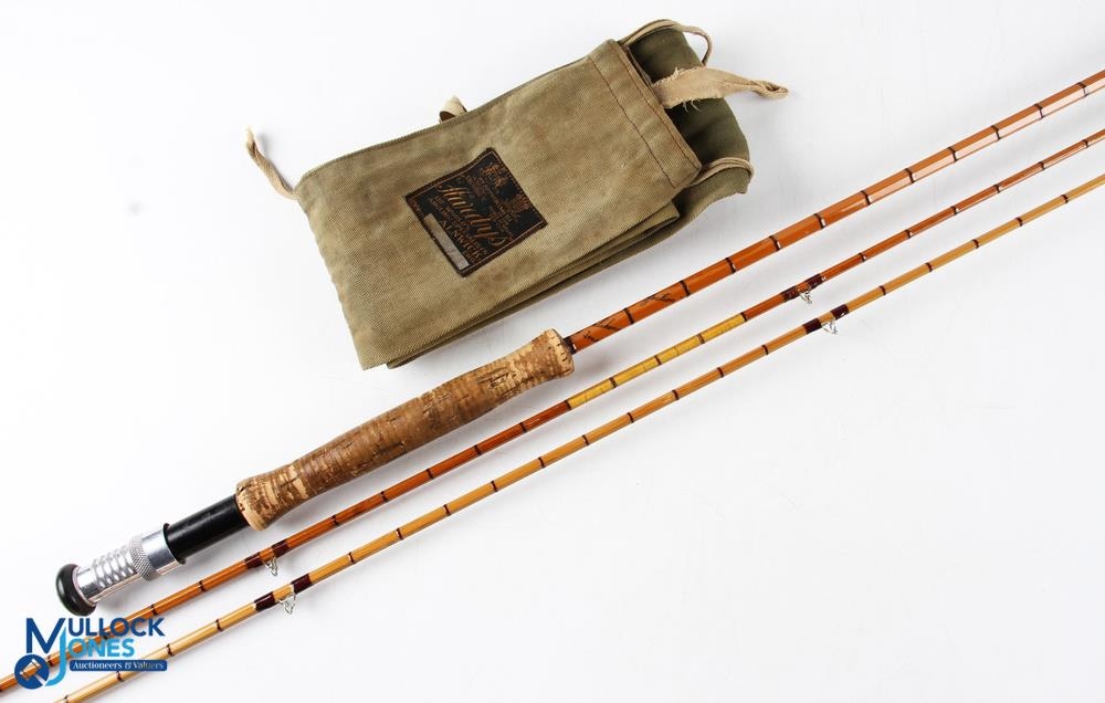 Hardy “The Perfection Palakona” 9’6”, 2 piece split cane fly rod, No. H6570 (1965), original top