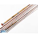 Hardy Alnwick split cane salmon fly rod - 14’ 3pc with spare tip (4” short) No C11794, 24” handle