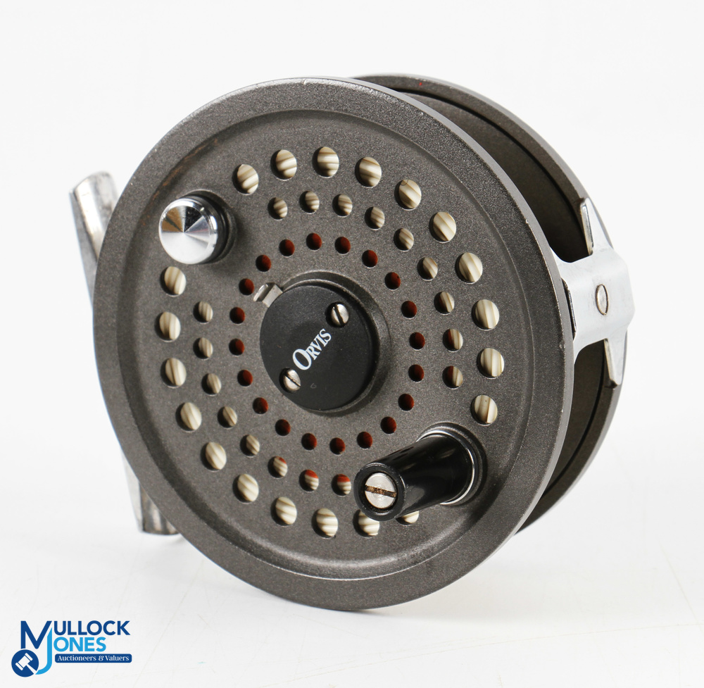 Orvis Battenkill 7/8 alloy fly reel in little used condition, made in England, 3-3/8” diameter, drag - Image 2 of 3