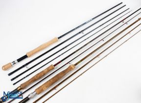 Shakespeare International carbon fly rod 1780-240 8ft 2pc line 5/6#, uplocking reel seat, lined