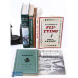 6x Fishing books and catalogues, to include Sea Trout Fishing Hugh Falkus 2nd edition 1998, The Best