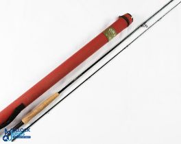 Orvis TLS Pro Guide carbon trout fly rod 8’ 6” 2pc line 5#, 2 3/4oz mid flex 6.5, alloy uplocking