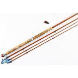 Hardy Alnwick “The No 3 AHE” wood steel centred palakona split cane salmon rod E71543 12’ 6” 3pc