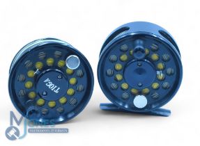 Tioga, Argentina No.2 alloy trout fly reel, fine condition, 2 ¾” diameter, rear disc adjuster, low
