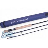 Orvis Western 2, 11’ 3 piece Graphite trout fly rod, line rate #7, Tip Flex, cork handle with
