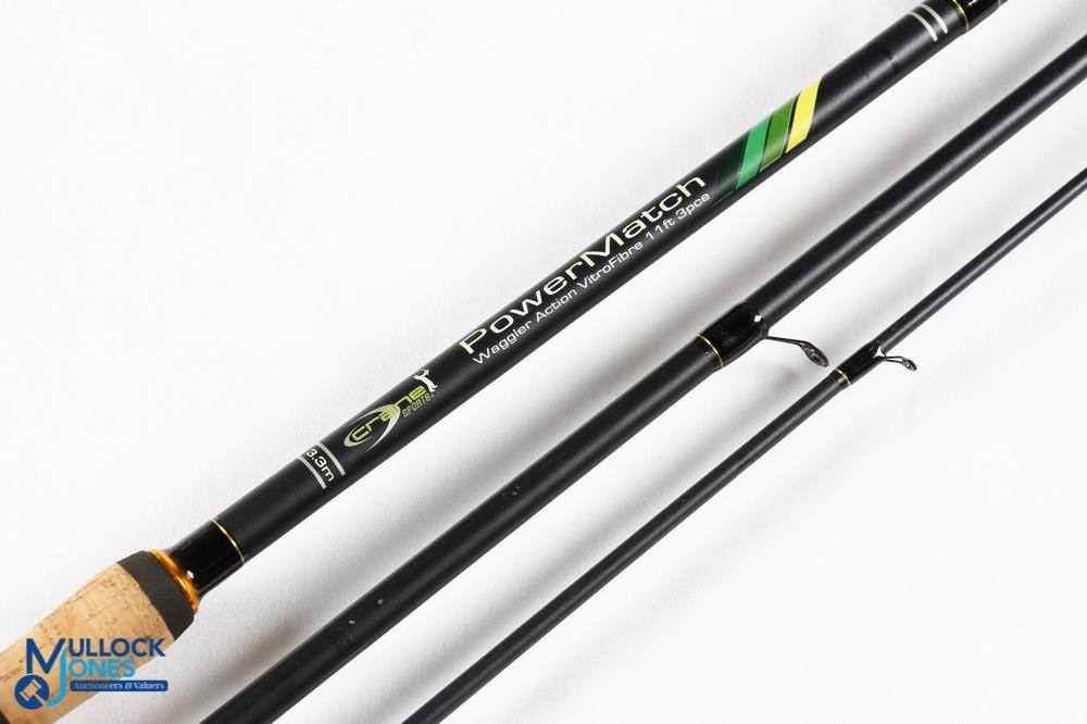 Crane Sports Power Match Waggler Action Vitro fibre carbon rod 21” cork/composite handle with - Image 3 of 5