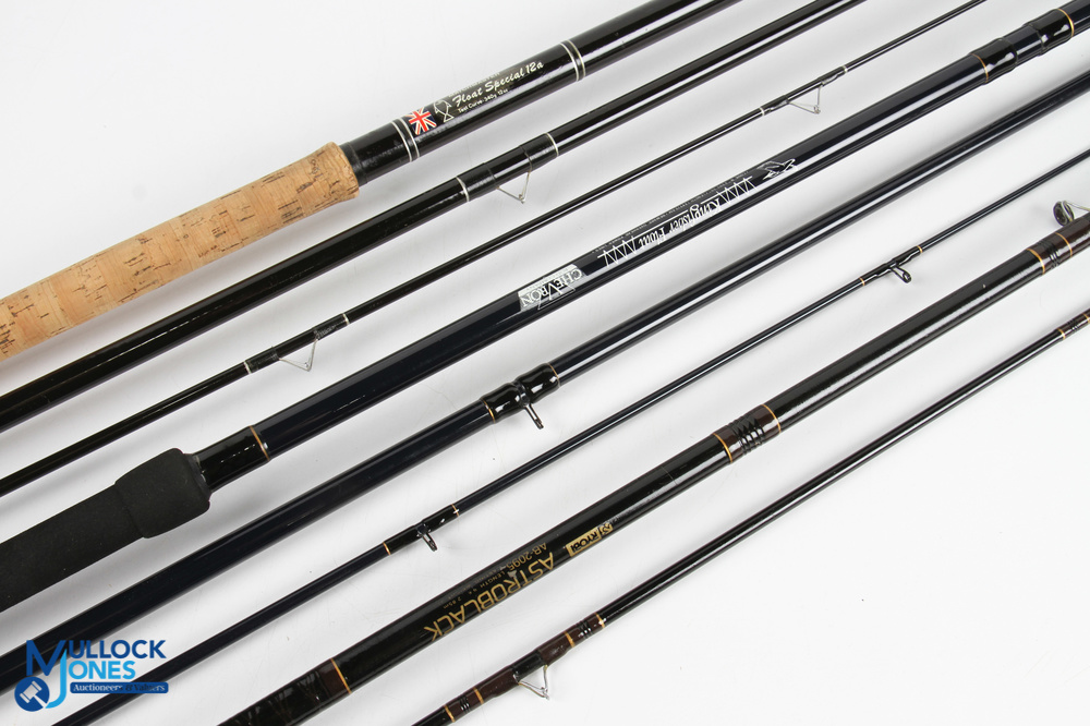 Float Special hollow glass 12A float rod 13ft 6”, 3pc, 26” handle with alloy reel seat, stand off - Bild 2 aus 2