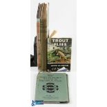 4 Period Fishing Books, to include Map of the Trout and Salmon Waters of England and Wales 1958