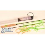Orvis Practicaster rod and line kit, 2 piece graphite, 4’ long, with fluro practice line and wool