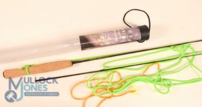 Orvis Practicaster rod and line kit, 2 piece graphite, 4’ long, with fluro practice line and wool