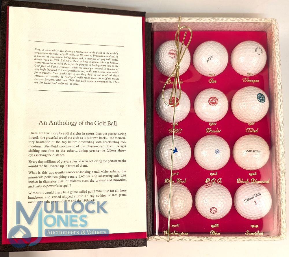 Limited Edition 'An Anthology of The Golf Ball' - Replica Antiques Dating 1899-1939 - a closeup look - Image 2 of 2
