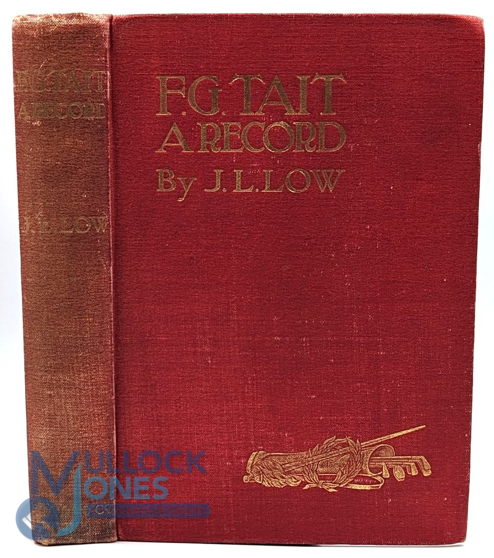 Low, J L and F G Tait - A Record, Being His Life, Letters, and Golfing Diary 1st ed in the
