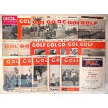 1936-1974 Golf Illustrated, weekly golf magazines: to include Sept 5th 1936, Sept 17th 1959, Oct 8th