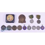 Selection of Athletic Sporting Medals. To include H/M Silver examples (100g) featuring Stock