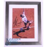 Tennis - Tim Henman Autographed Photograph. Timothy Henry Henman OBE (born 6 September 1974) is a